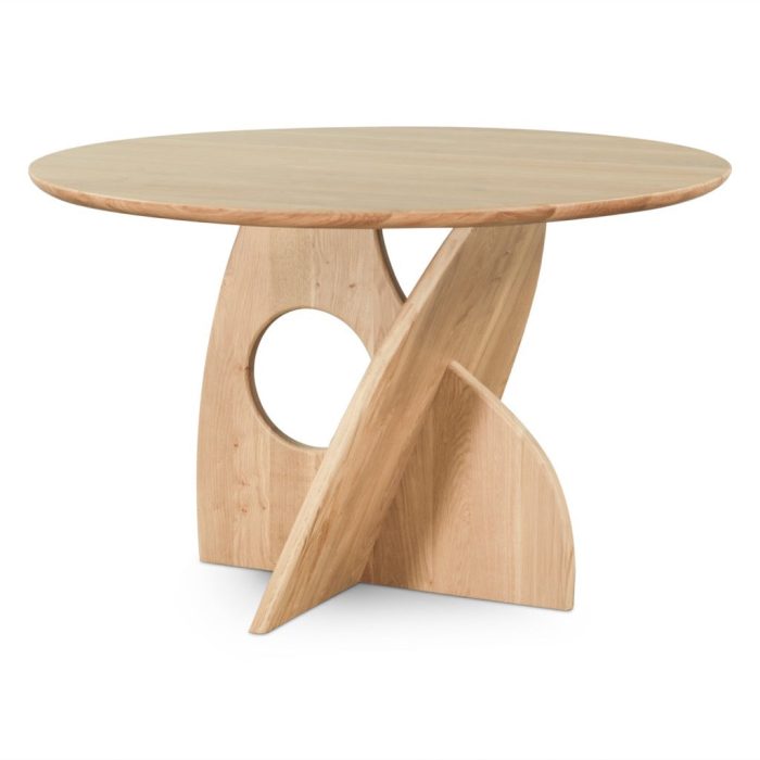 Calder48 RoundDiningTableinNaturalOakfcd rd48no 1