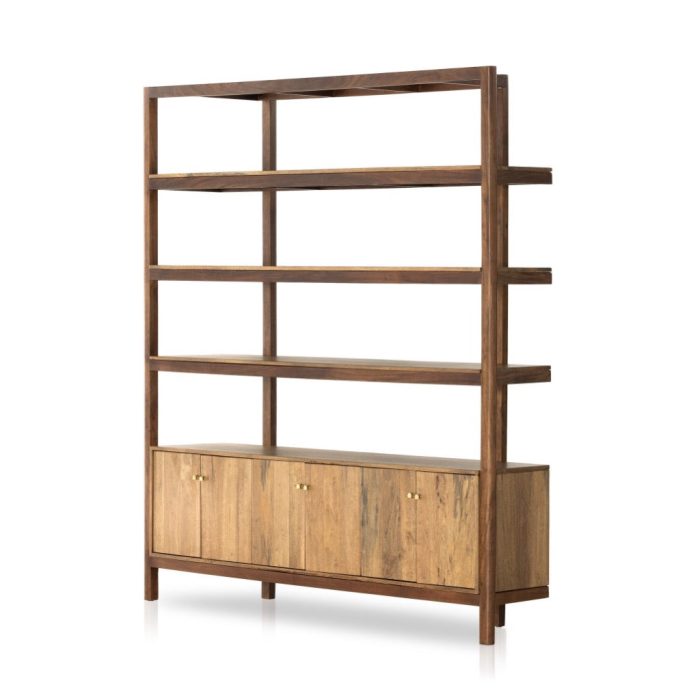 RezaWideBookcaseSmokedHoney232355 001 13