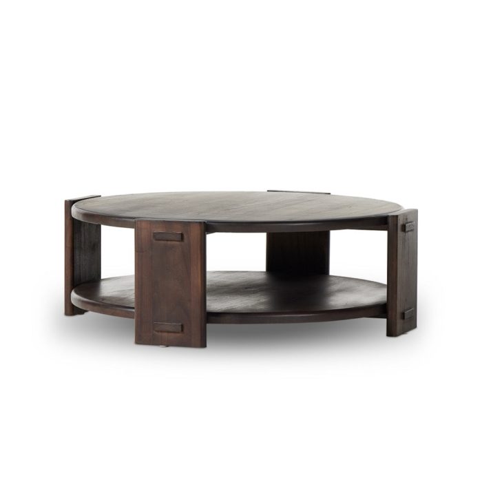 TwoTierCoffeeTableMatteBrownNeem236343 002 11