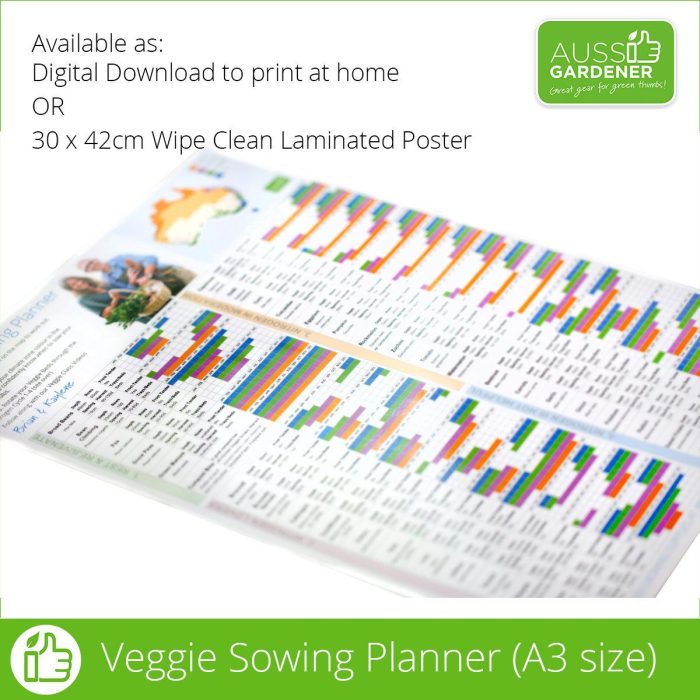 Veggie Sowing Planner wide shot