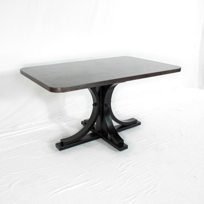 VestalRectangleDiningTable Black BarkBrown 3