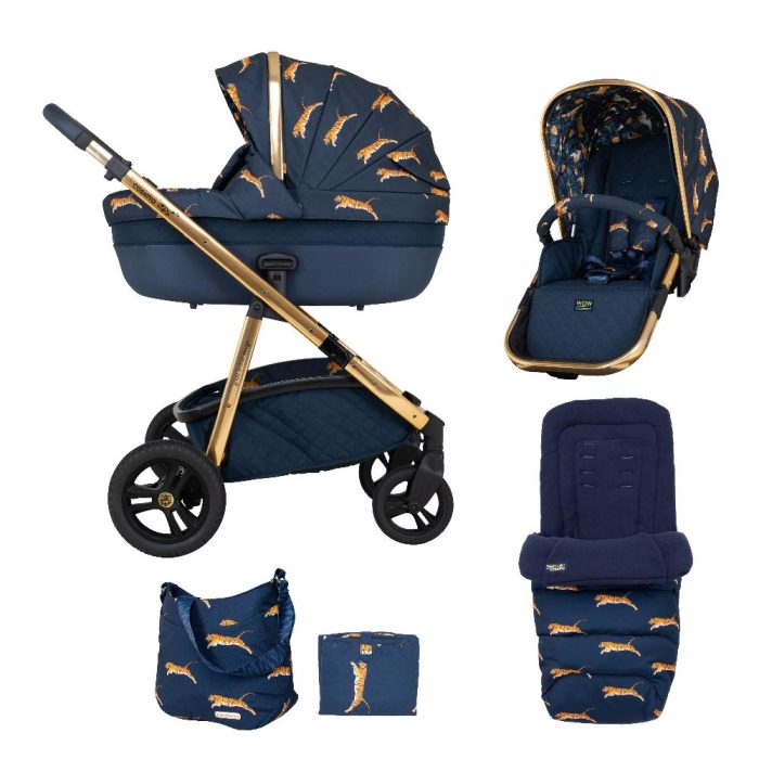 WOW CONTINENTAL PUSHCHAIR BAG FOOTMUFF BUNDLE ON THE PROWL TEST